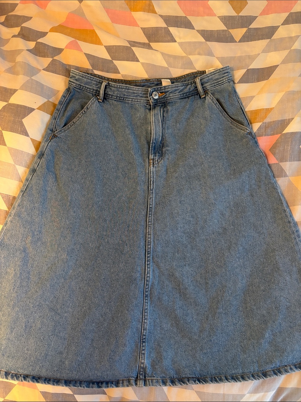 100% cotton High-Waist Blue &Denim skirt size 10